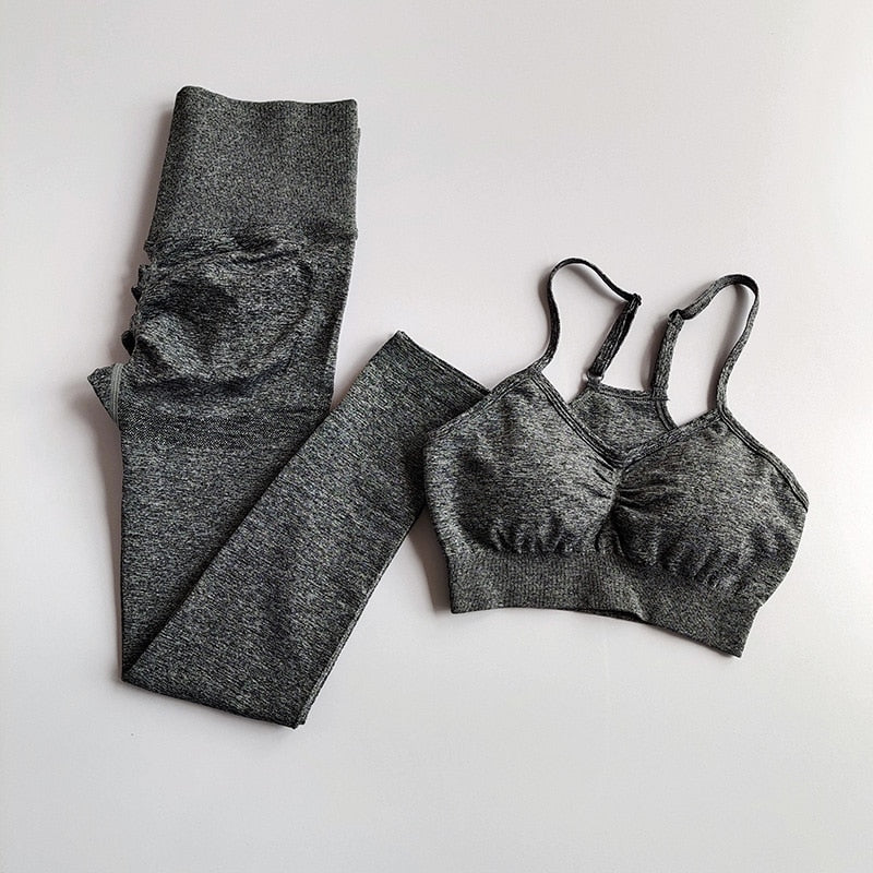Workout Bra & High Waist Leggings