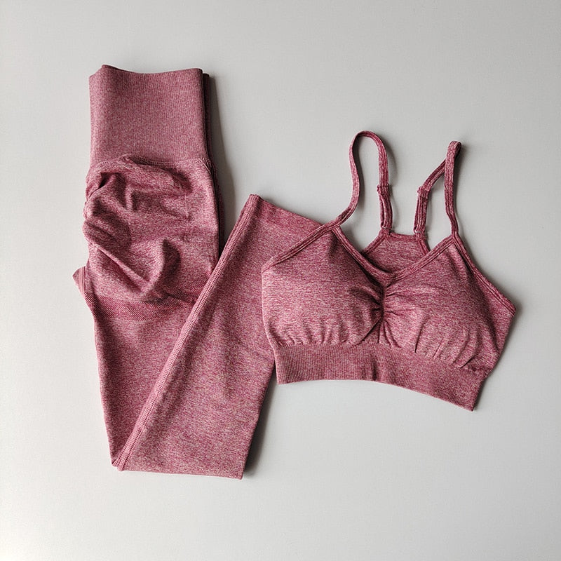 Workout Bra & High Waist Leggings