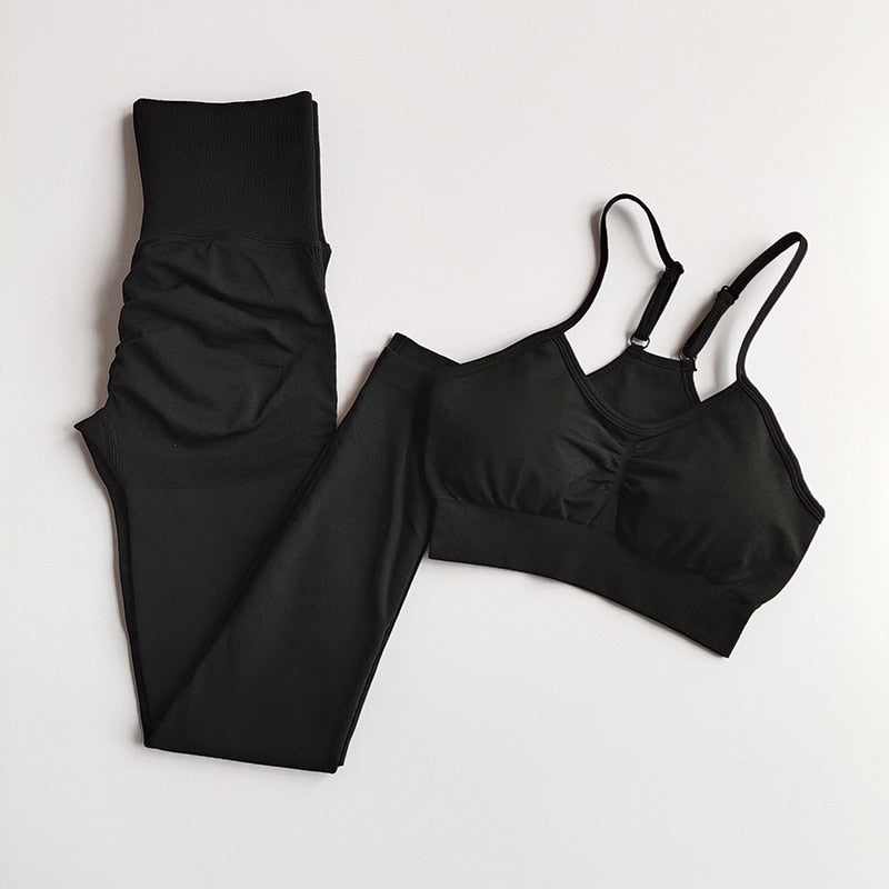 Workout Bra & High Waist Leggings