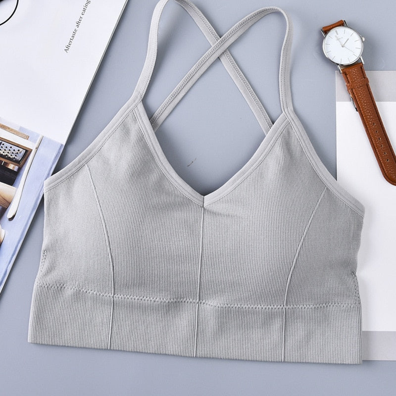 Cross Strap Sports Bra