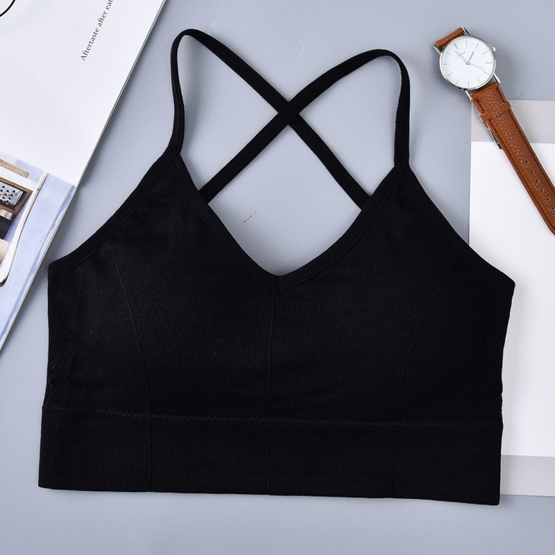 Cross Strap Sports Bra