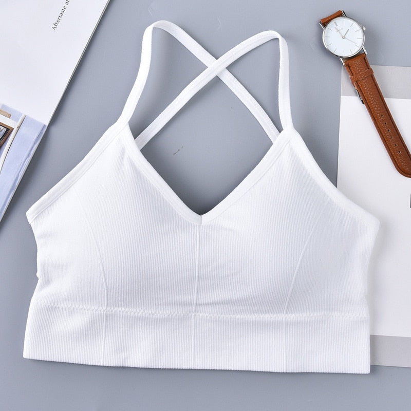 Cross Strap Sports Bra