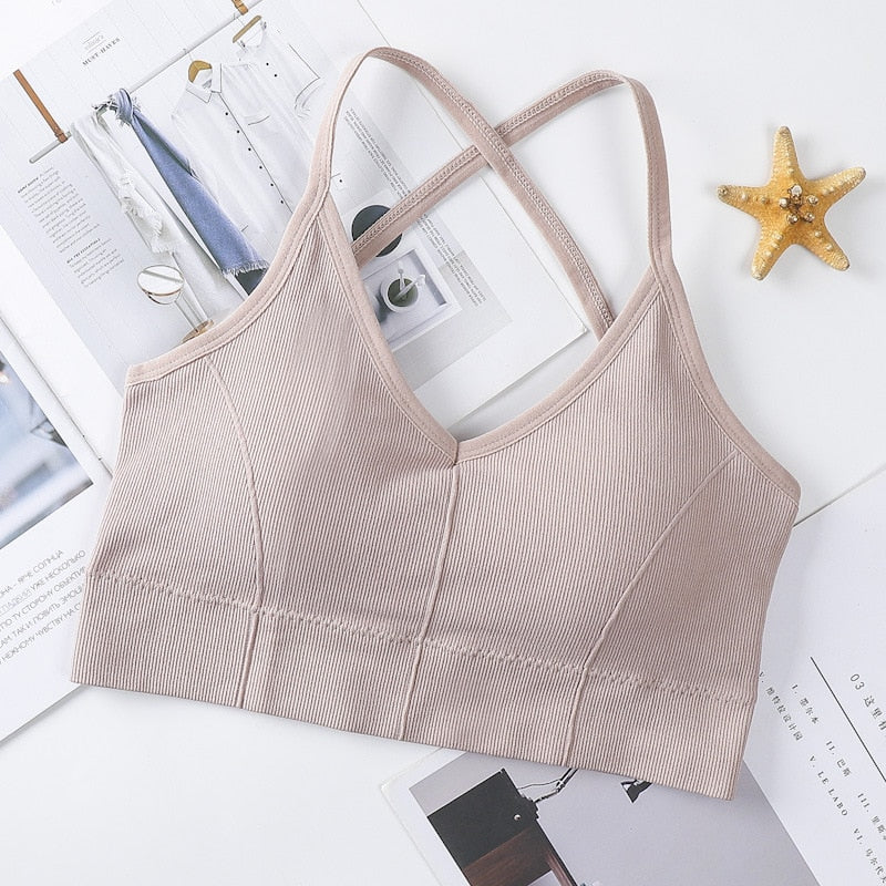 Cross Strap Sports Bra