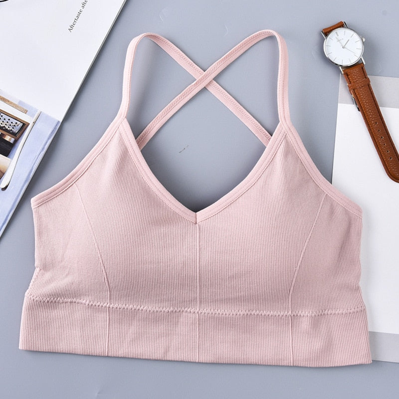 Cross Strap Sports Bra