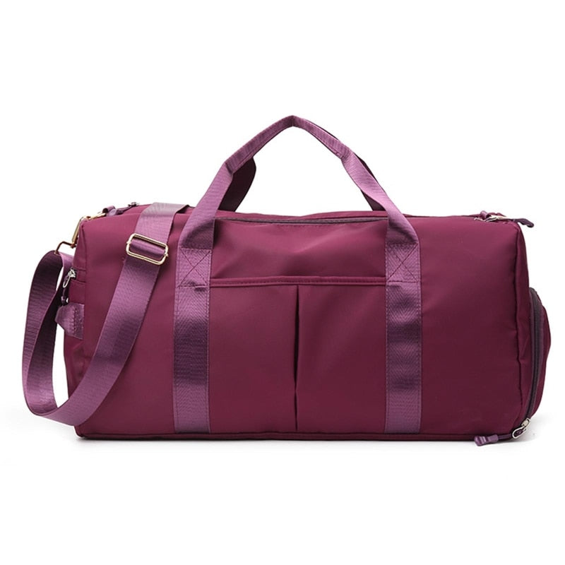 Gym Bag with Shoe Compartment