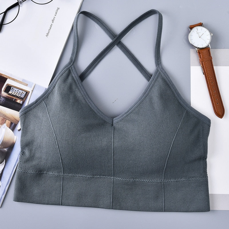Cross Strap Sports Bra
