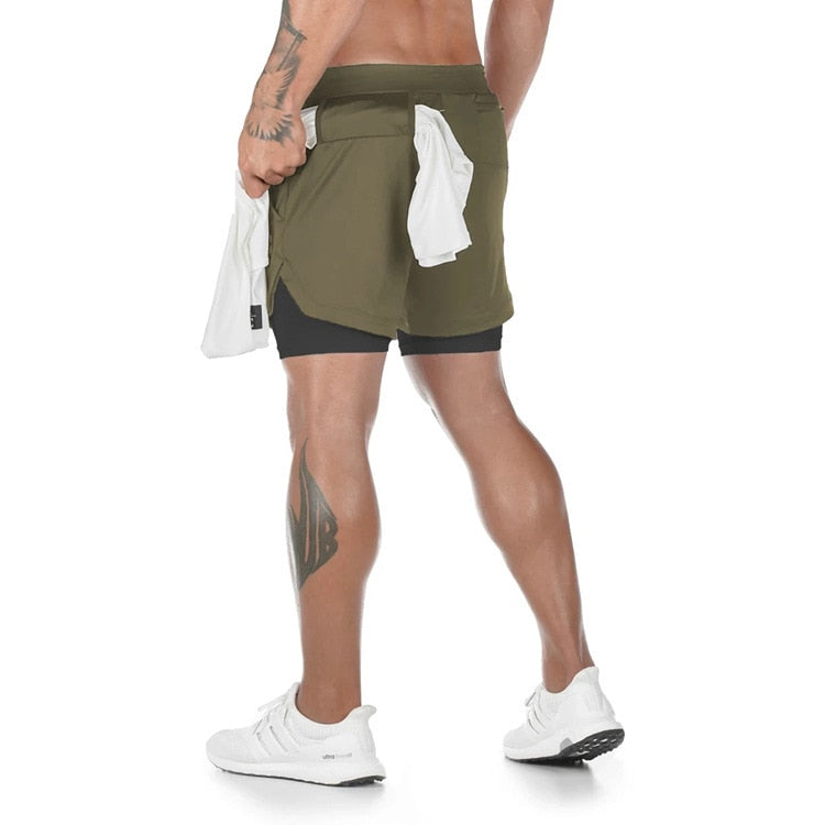 2 In 1 Gym Shorts