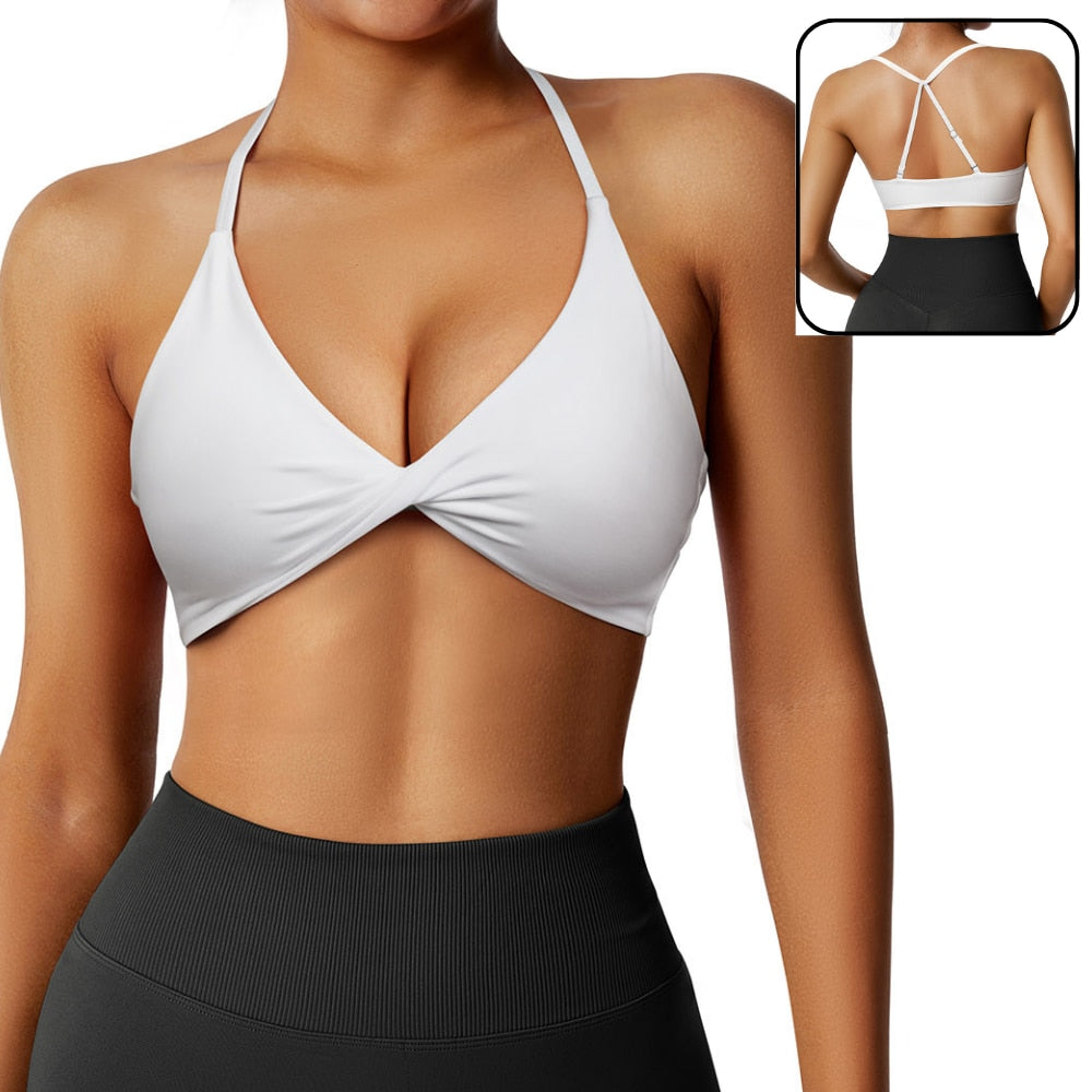 Twist Front Sports Bra