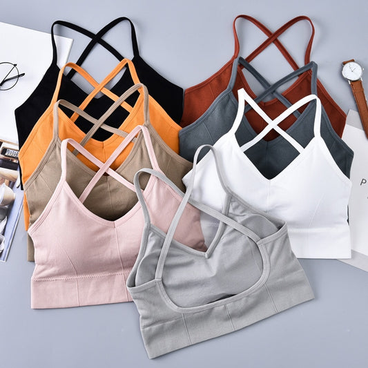 Cross Strap Sports Bra